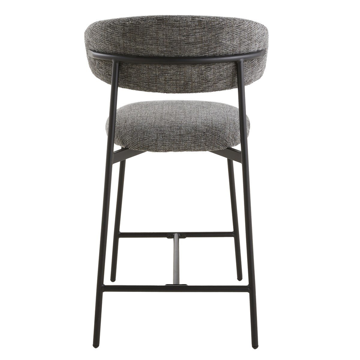 Lot de 2 tabourets - DRACO gris, CALICOSY