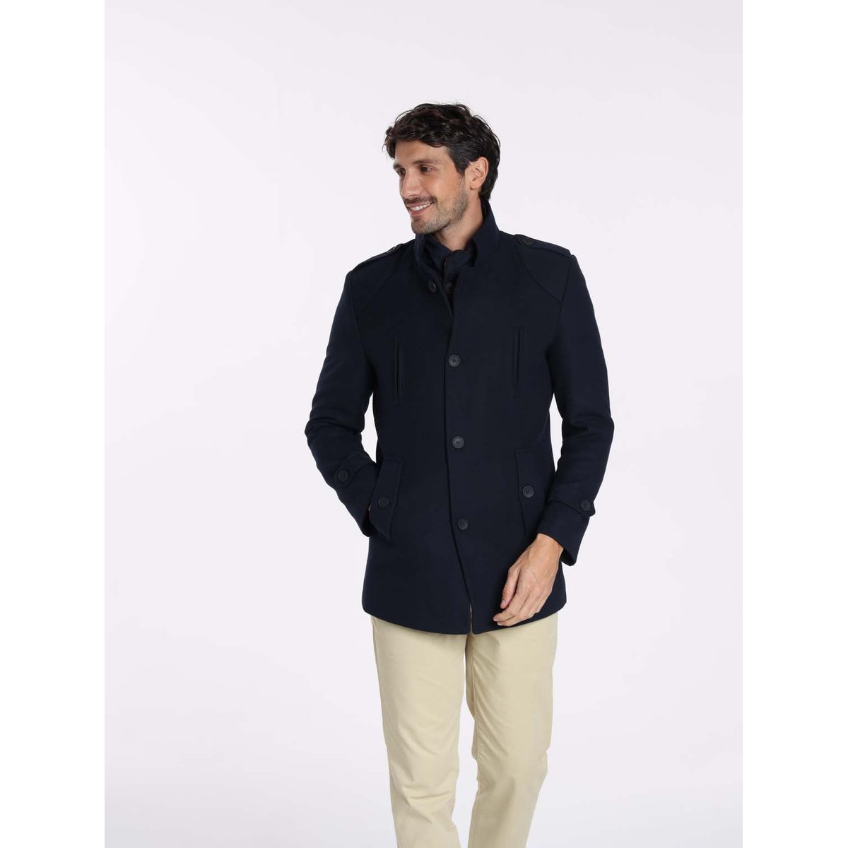 Vestes en laine regular MALTE marine, GENTLEMAN FARMER