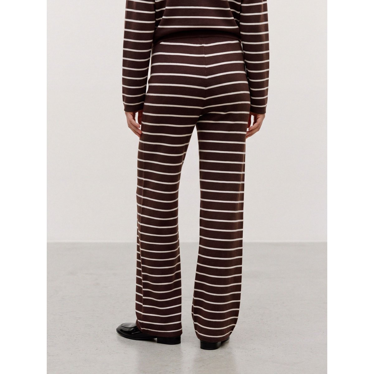 Pantalon En Maille marron - hot fudge 1, MAMA LICIOUS