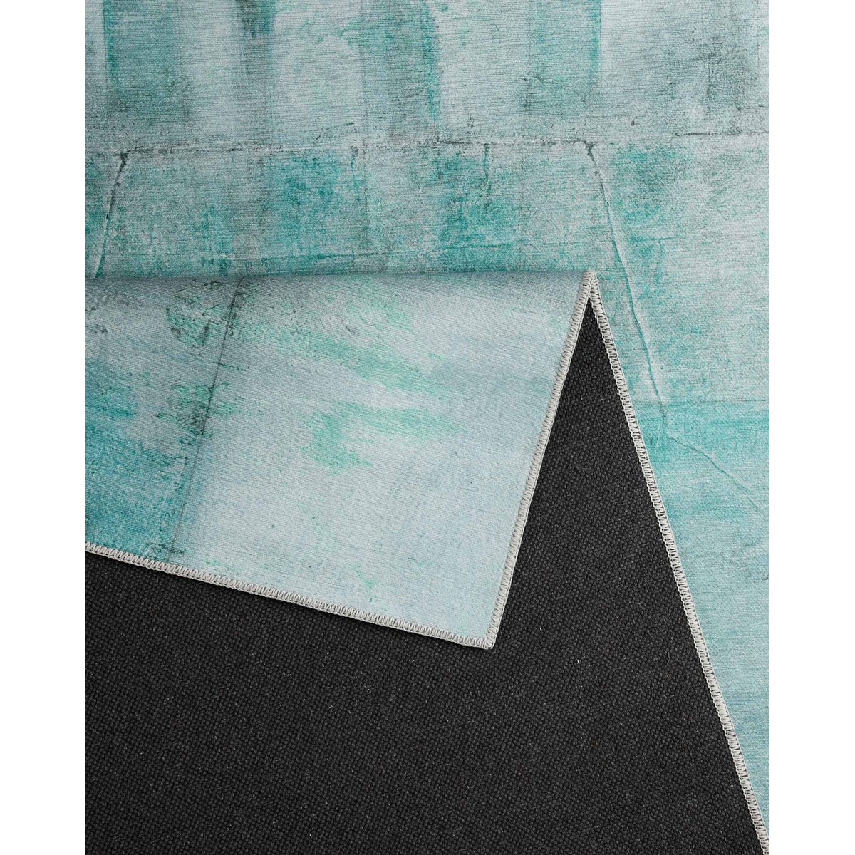 WECONhome Maui, tissé machine, coton, tapis tissé plat, certifié OEKO-TEX® (n° D20-0634) (70 x 120 cm, pétrole) , Maui pétrole, ESPRIT