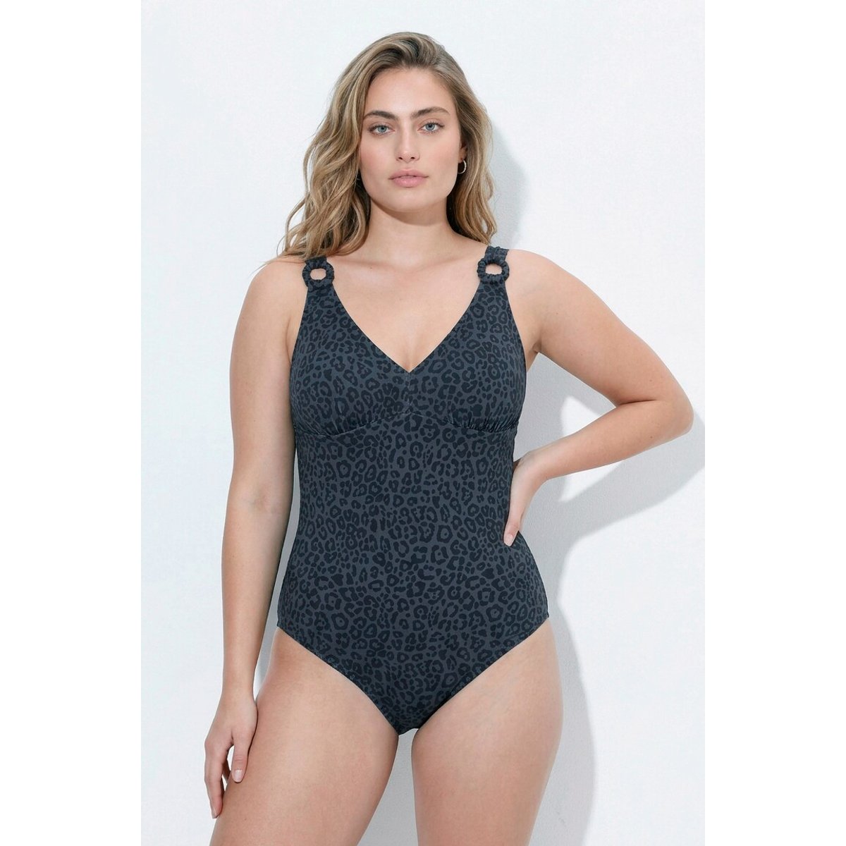 Maillot de bain gris asphalte, ULLA POPKEN
