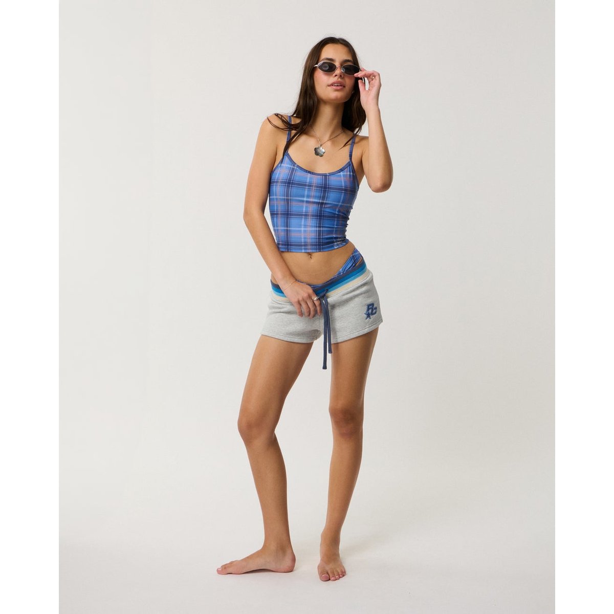 Tankini ARCHIVE PLAID blue, RIP CURL