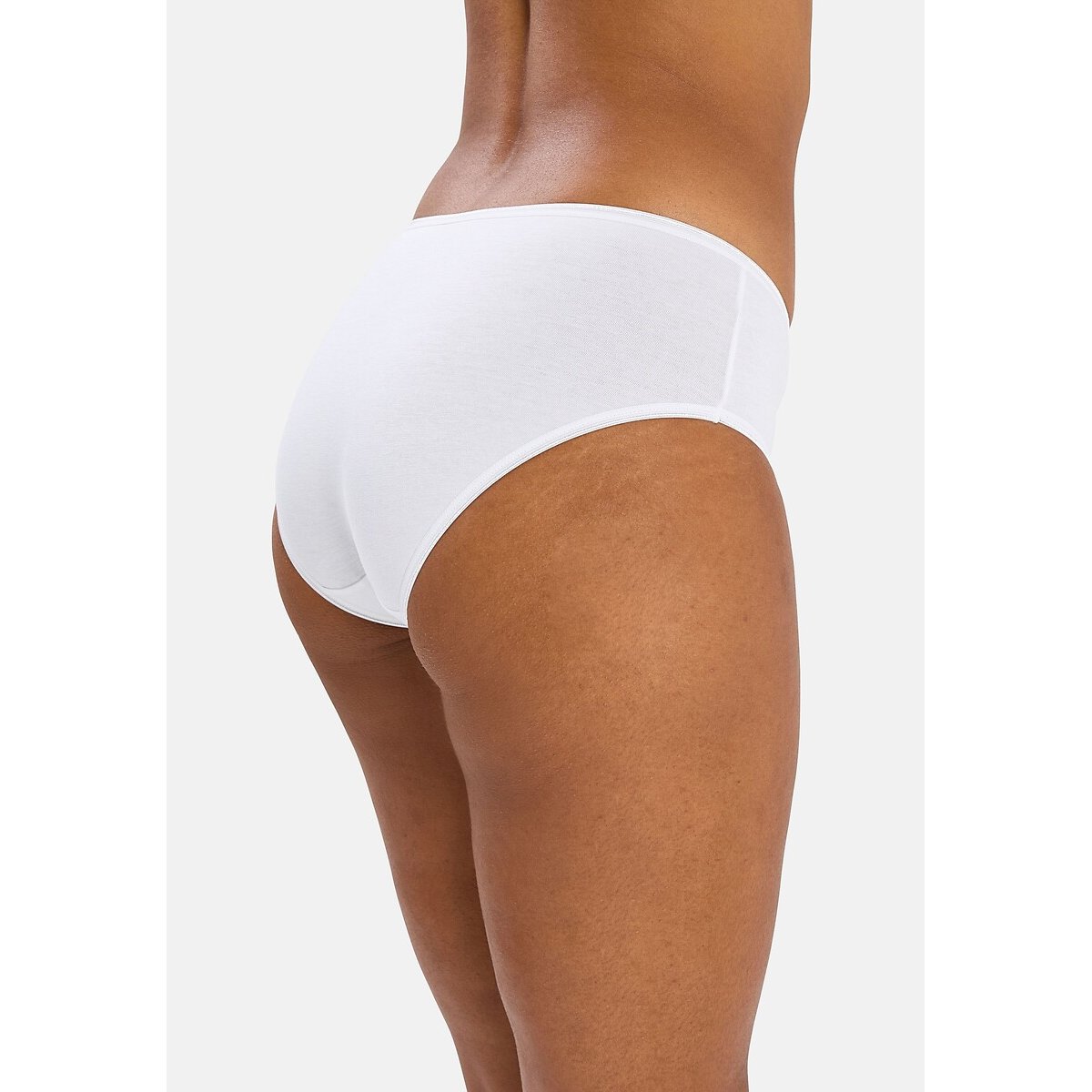 Pack of 3 Simplement Knickers in Organic Cotton white + white + white, SANS COMPLEXE