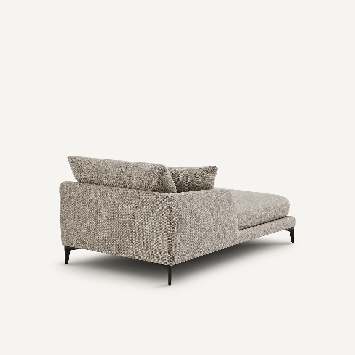 Méridienne en mélange texturé, MODERNISTE beige, EMMANUEL GALLINA X AM.PM