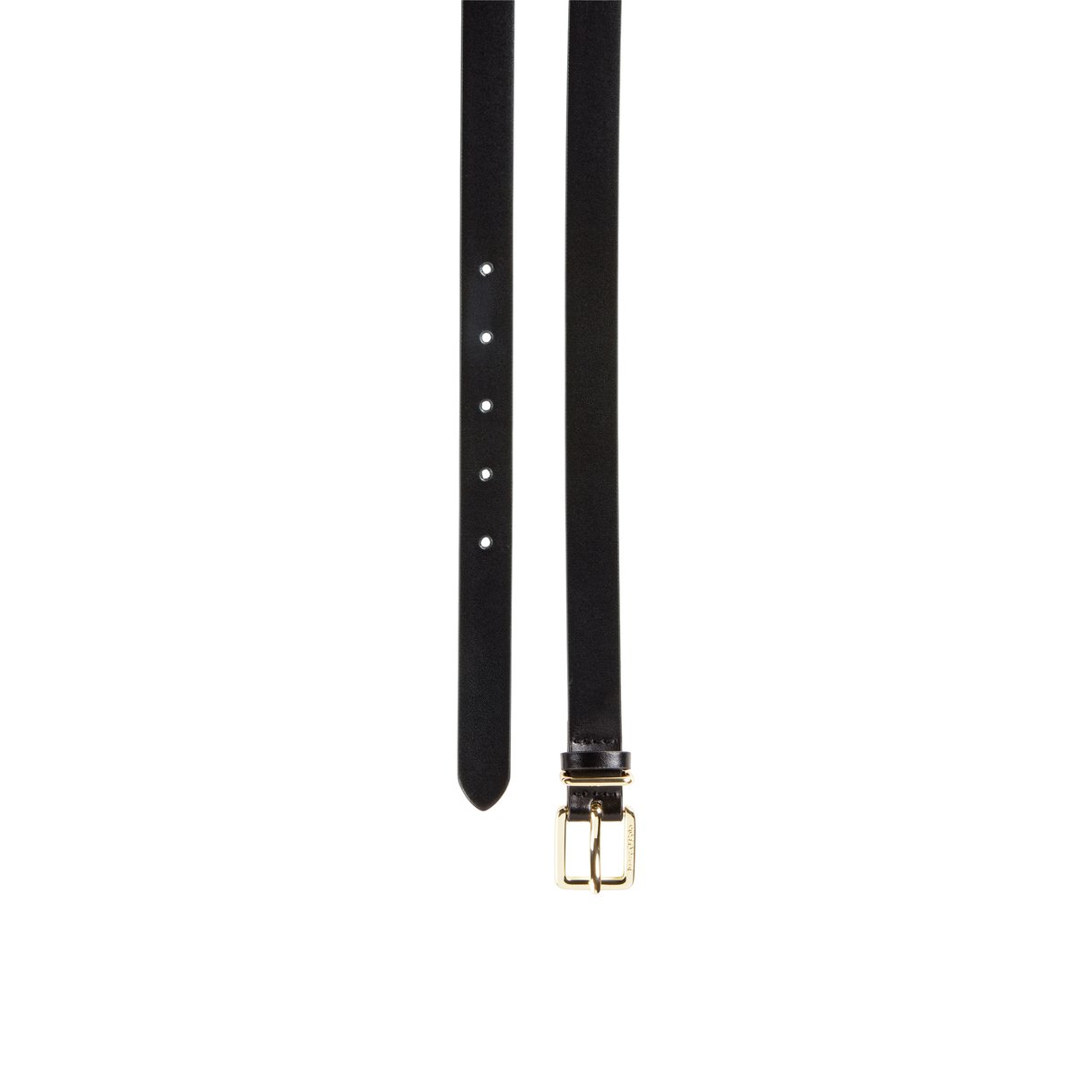 Ceinture modèle Lara en cuir de veau de première qualité noir, MARC O'POLO