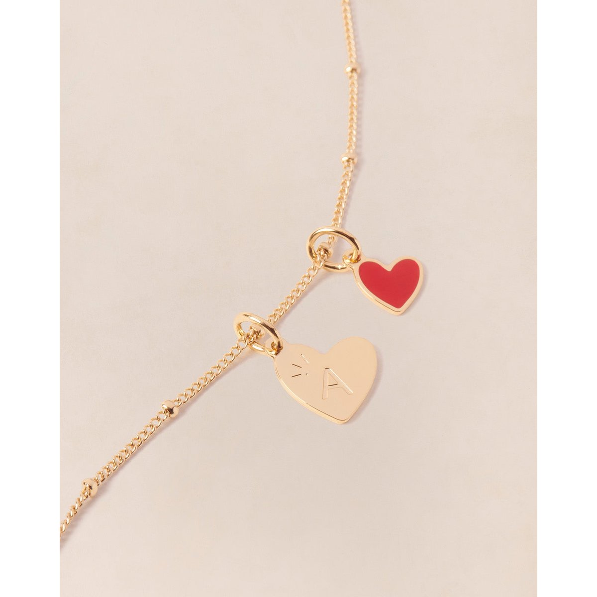 Bracelet chaîne boules dorée à l'or fin, FANTAISIE or - or - doré, EMOI EMOI