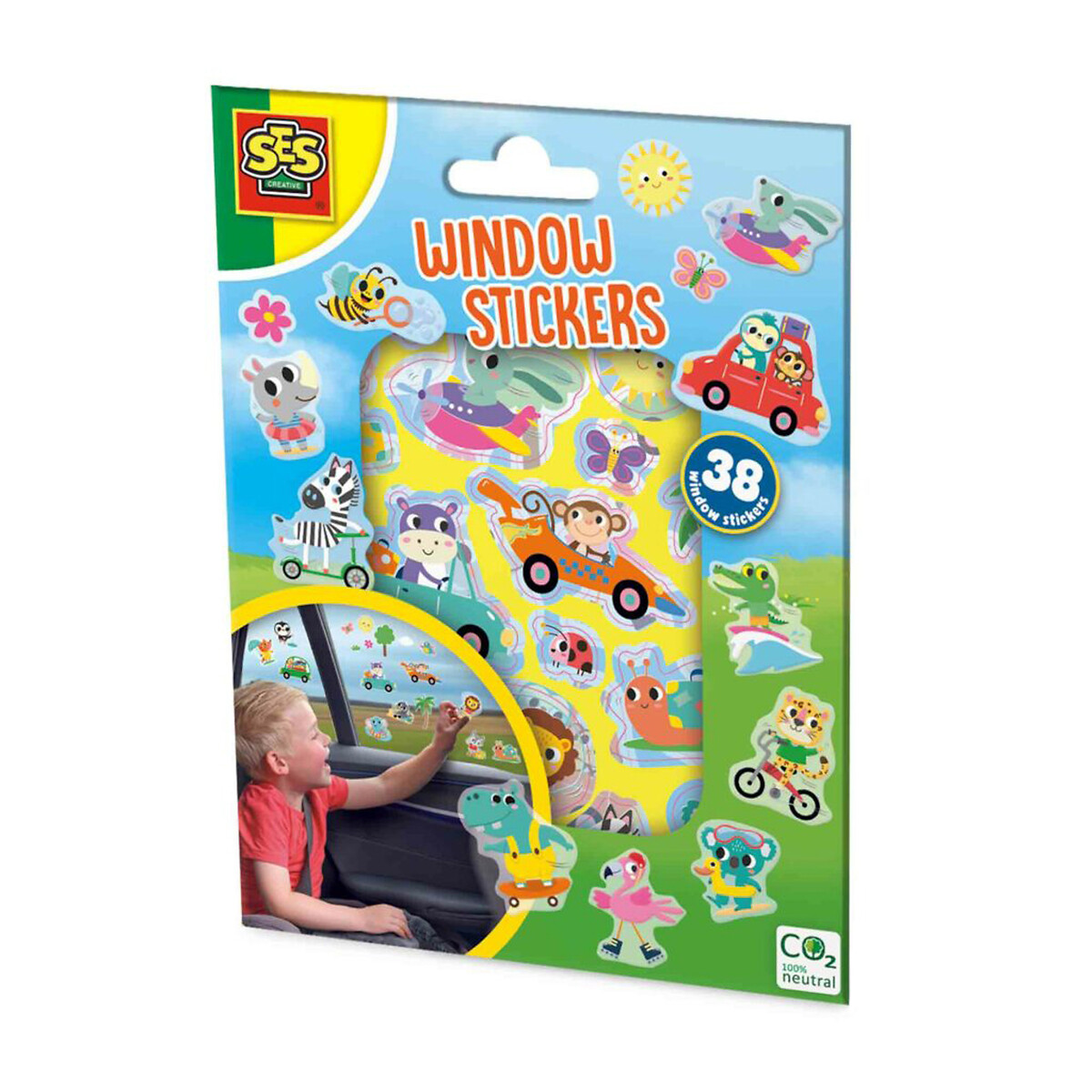 Brinquedo "Autocolantes para janelas", SES multicolor, SES