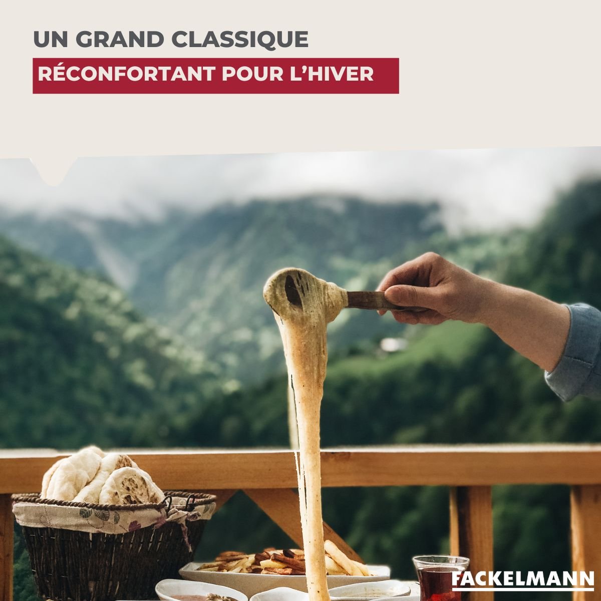 Set à fondue Savoyarde 4 personnes fonte émaillée noir,blanc,rouge, FACKELMANN