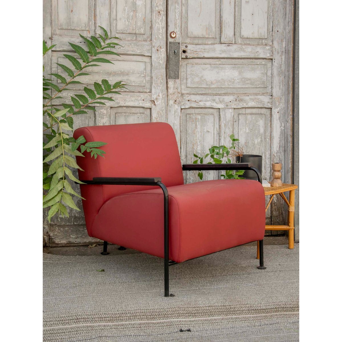 Fauteuil Viccarbe Colubi bordeaux Jakob N°1320 - Bon état bordeaux, DEBONGOUT