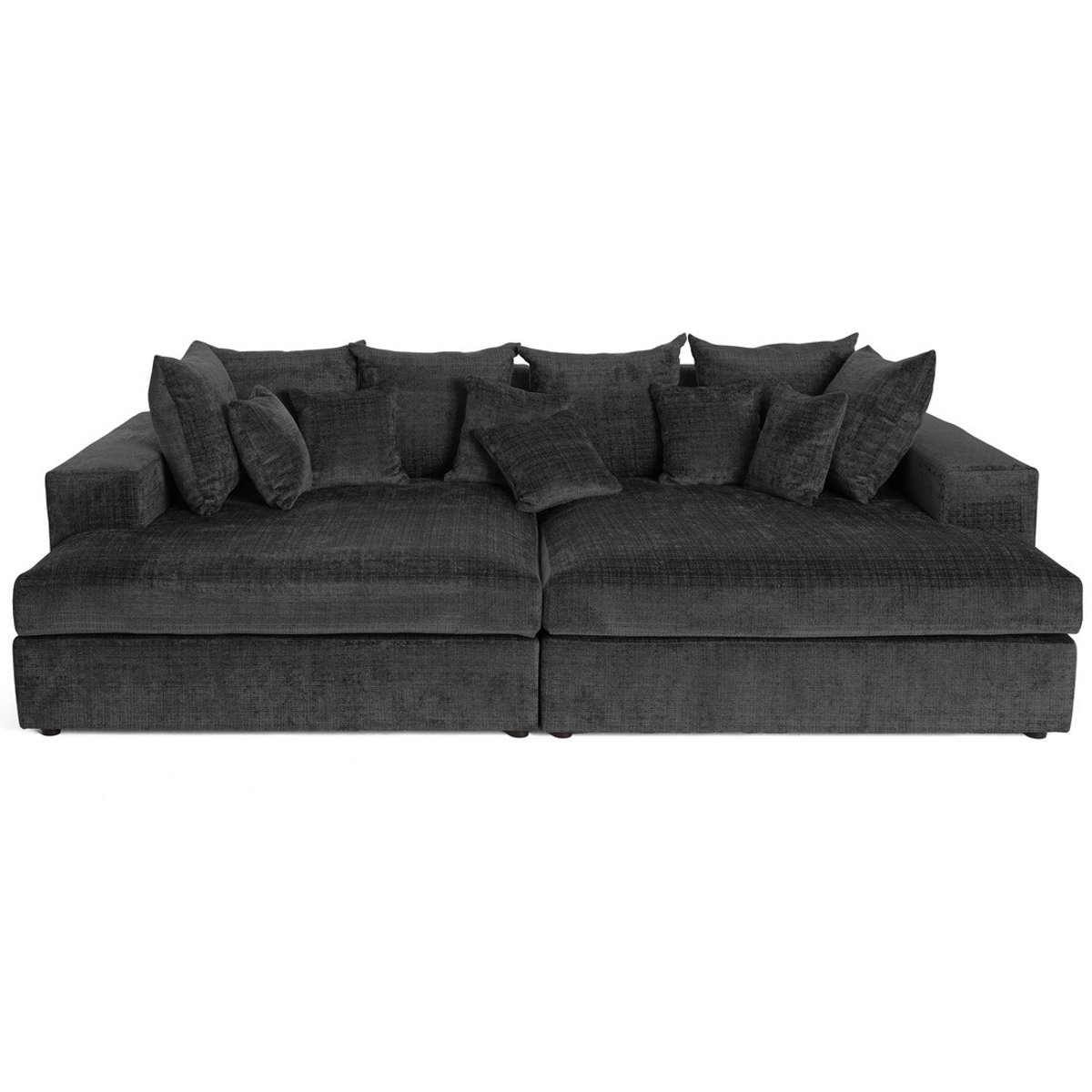 Canapé fixe 4 places - COLLINS gris, BEST MOBILIER