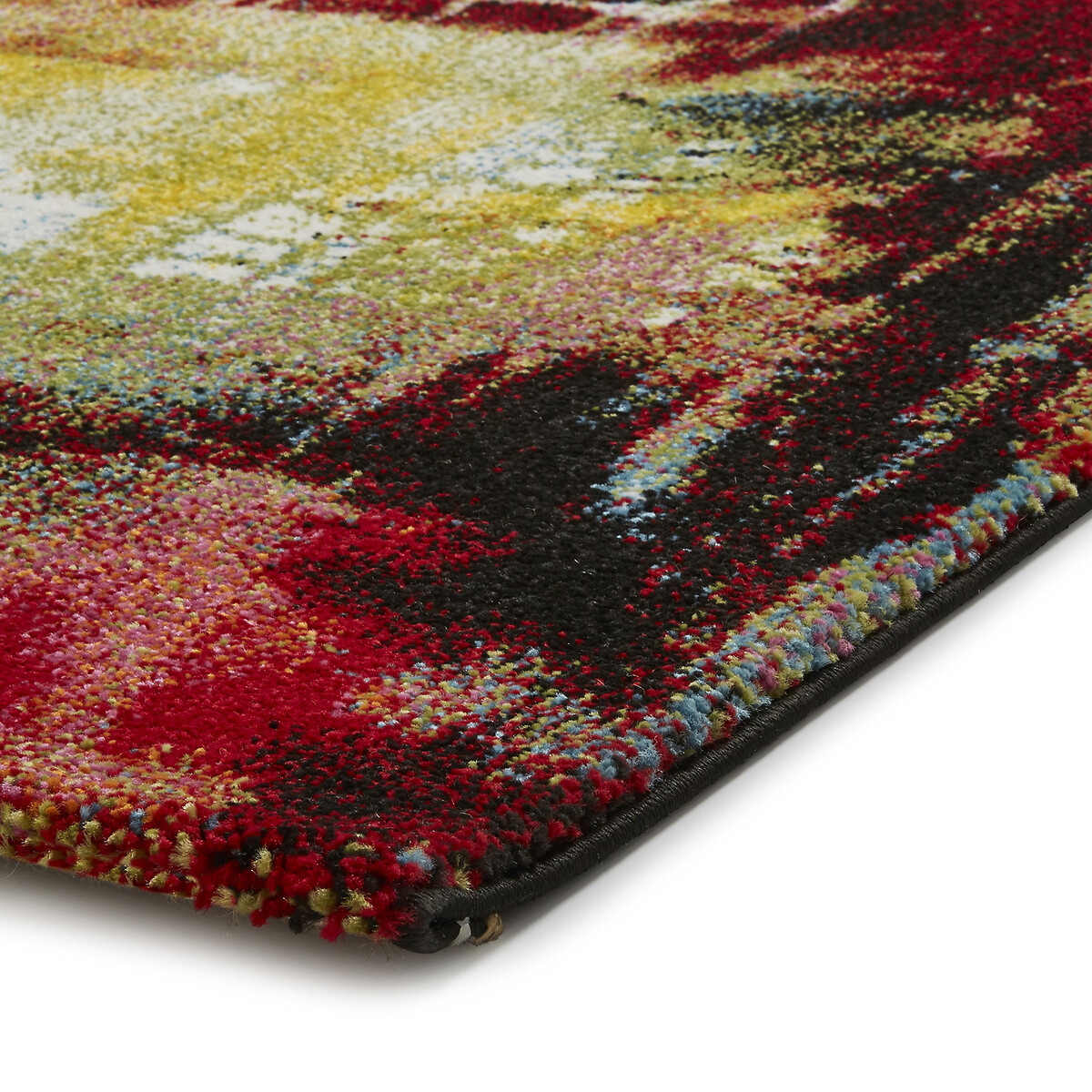Jewel Bright Abstract Distressed Rug multi-coloured, SO'HOME
