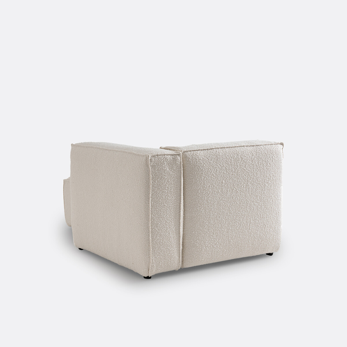 Elément méridienne pour canapé modulable, en bouclette, SEVEN  ecru, LA REDOUTE INTERIEURS