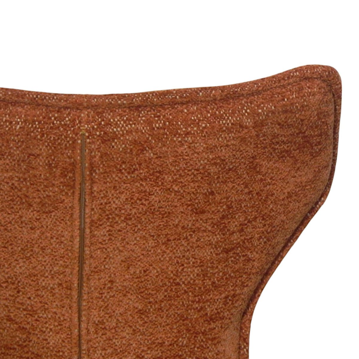 Chaise terracotta pivotante en velours avec passepoil (lot de 2) LOMBARDIE brique, PIER IMPORT