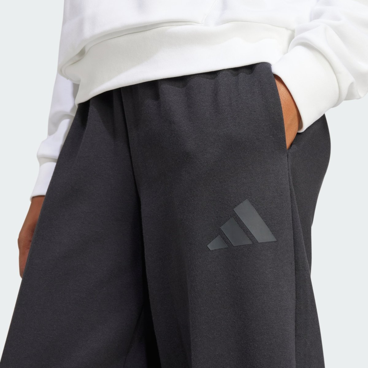Pantalon Molleton Essentials Contemporary Logo Barrel black, ADIDAS SPORTSWEAR