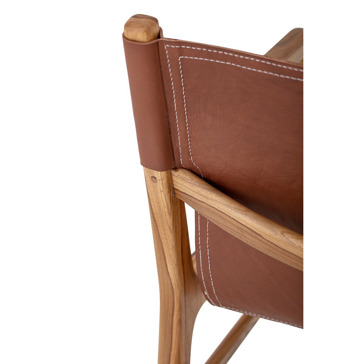 Chaise en cuir Ollie marron, BLOOMINGVILLE