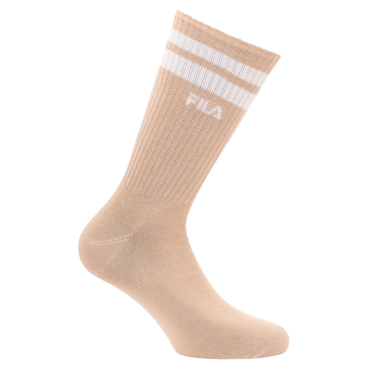 Lot De 6 Chaussettes Hautes beige/beige chiné/jaune/marron clair/marron/blanc, FILA