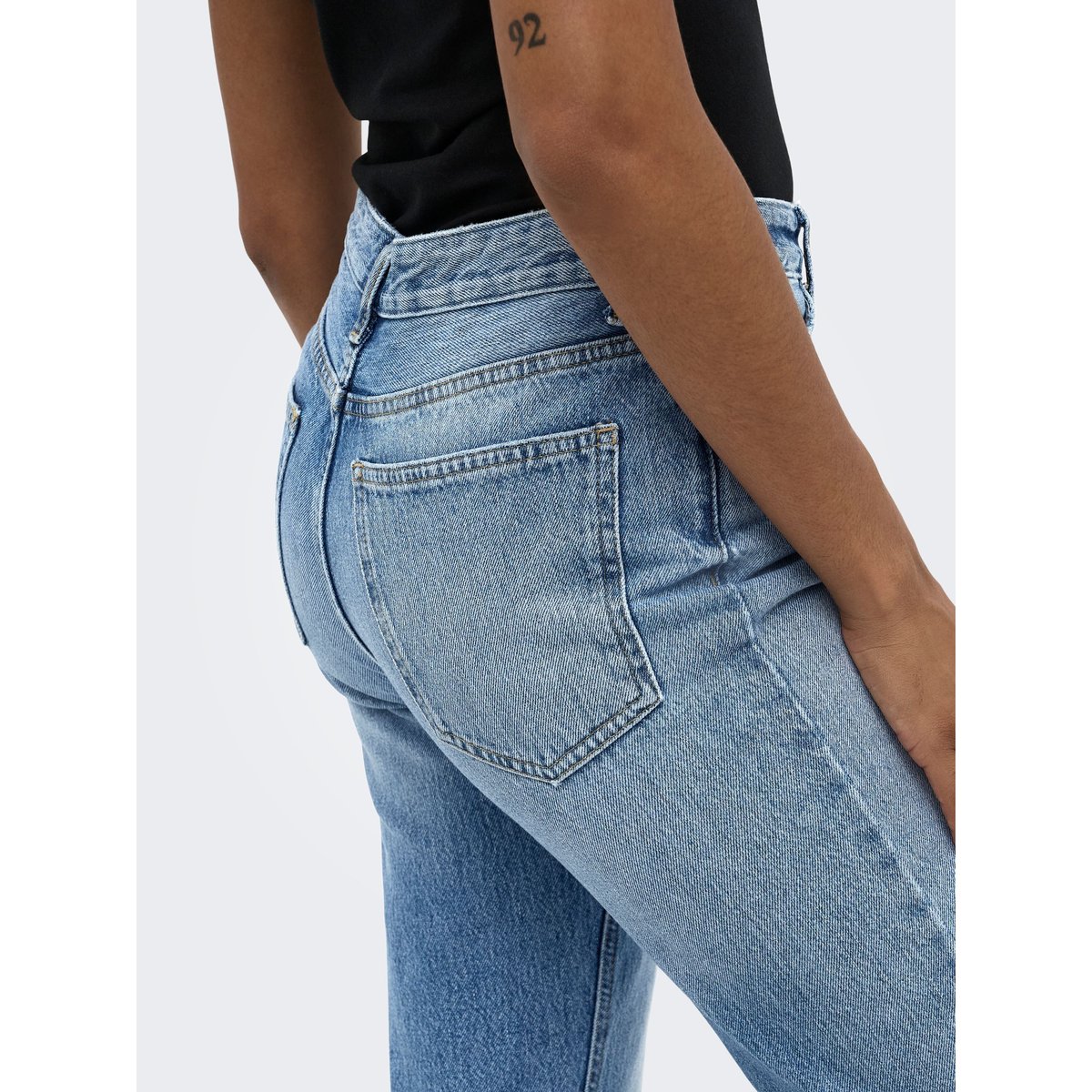 Jean Coupe Droite medium blue denim, ONLY