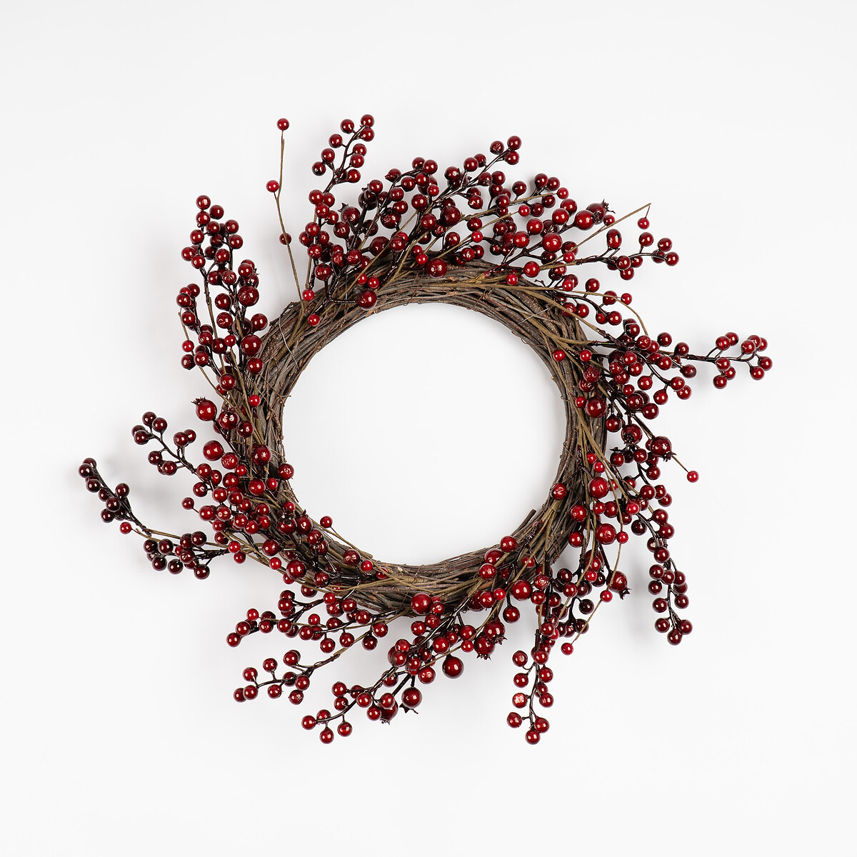 40cm Red Berry Wreath red, SO'HOME