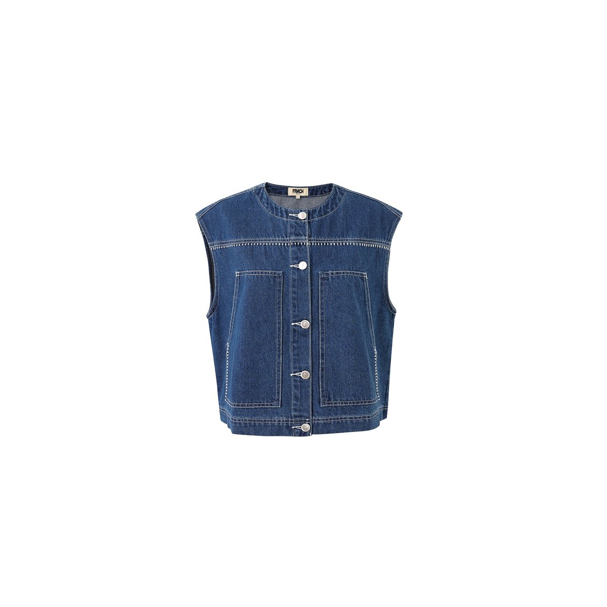 Gilet VICTORY bleu jean, FRNCH