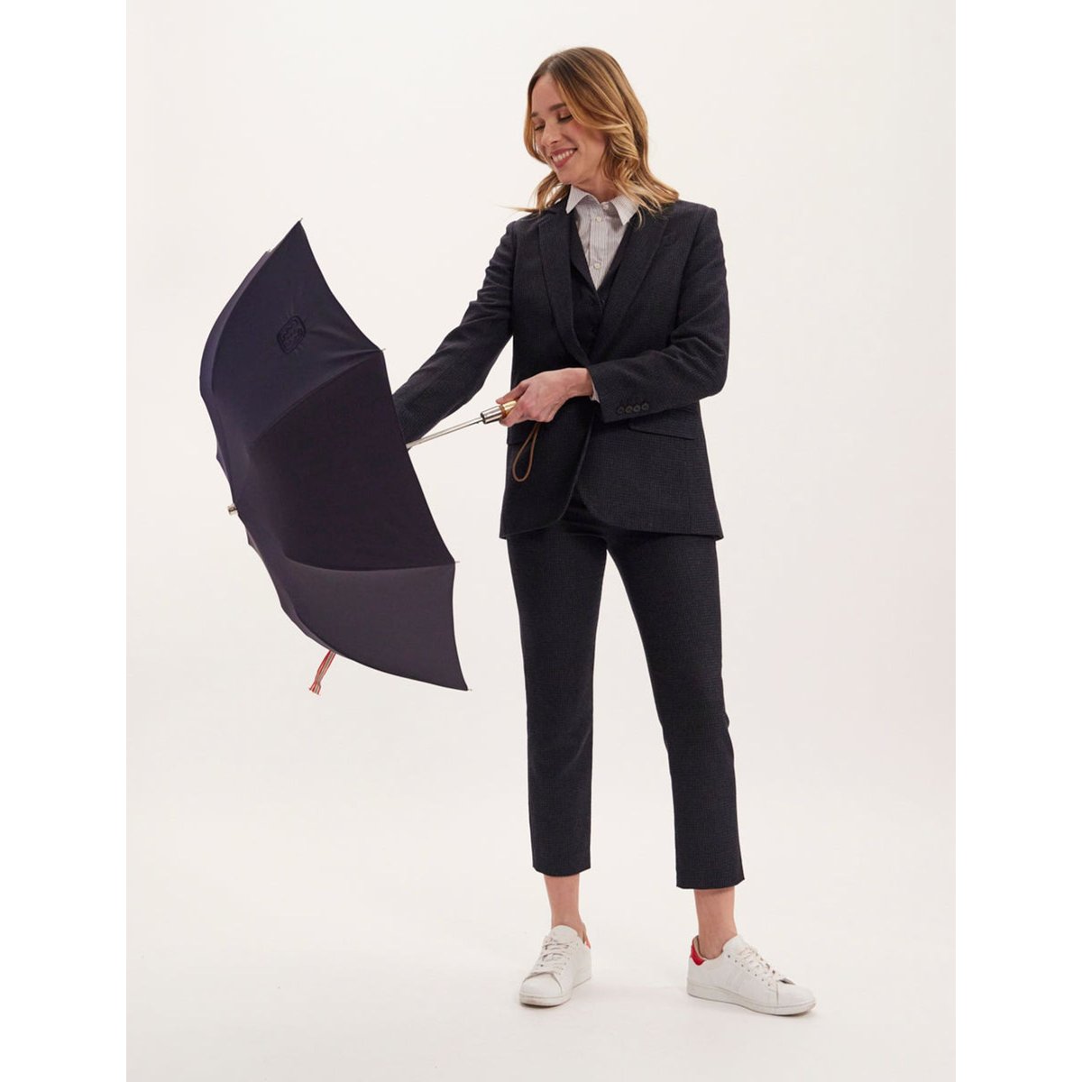 Parapluie pliant x le parapluie de cherbourg bleu, INES DE LA FRESSANGE PARIS