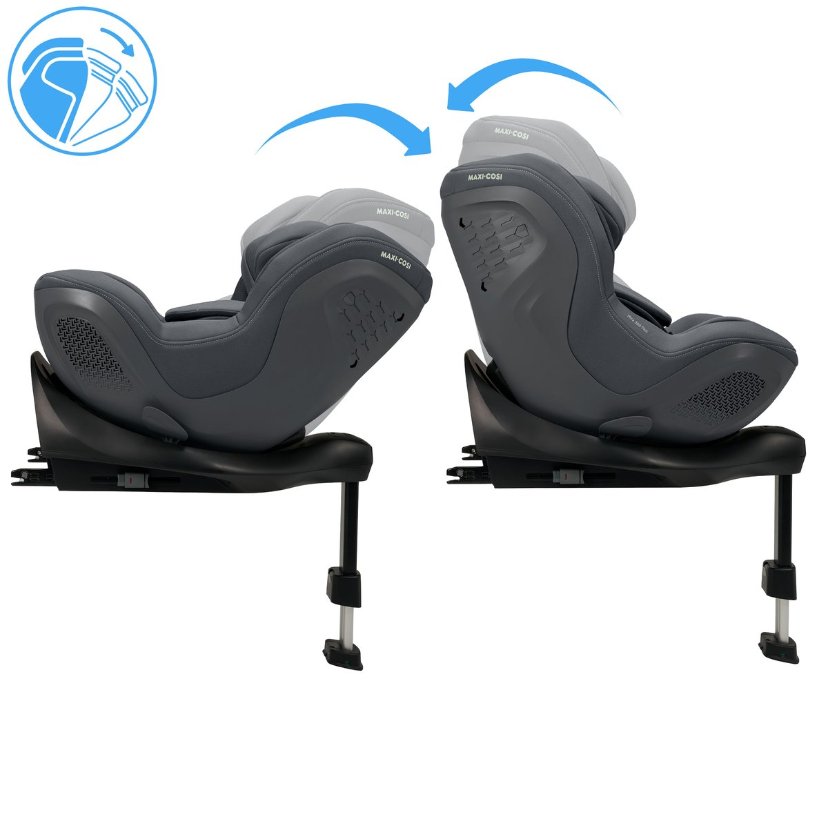 Siège auto pivotant Mica 360 Plus authentic graphite, MAXI COSI