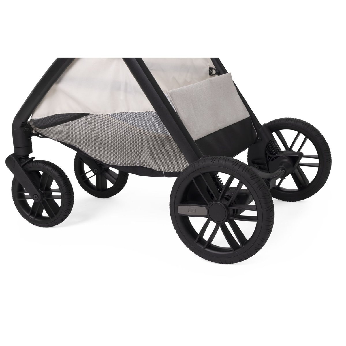 Poussette trio Bellagio 2 + siège auto First Seat Recline i-Size blanc, CHICCO