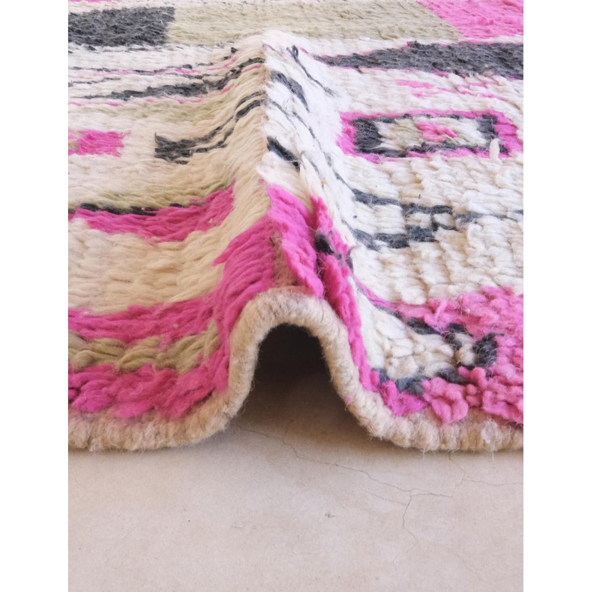 Tapis berbère marocain pure laine 179 x 274 cm palette colorée, AFK LIVING