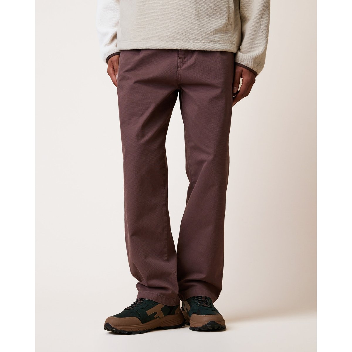 Chino en toile renforcée violet grisé, FAGUO