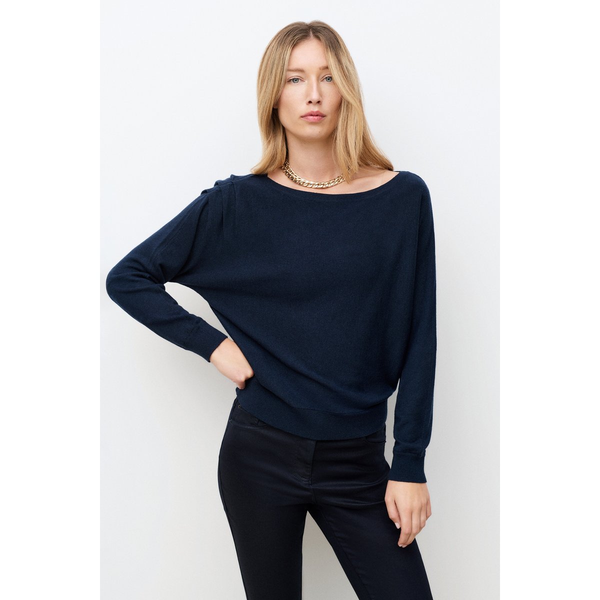 Pull Mvaleria bleu marine, CAROLL