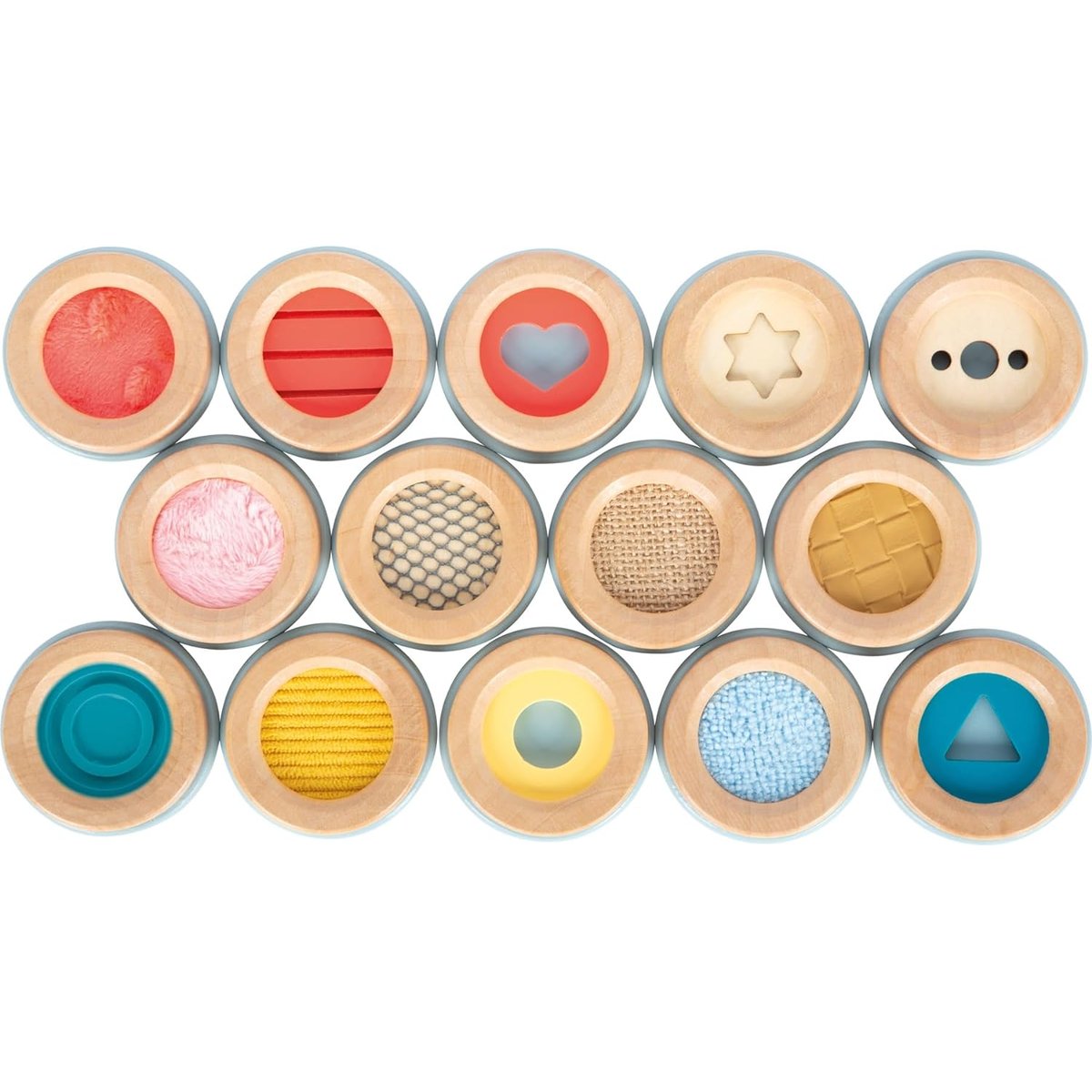 Jeu de mémo tactile Sensory beige, SMALL FOOT COMPANY