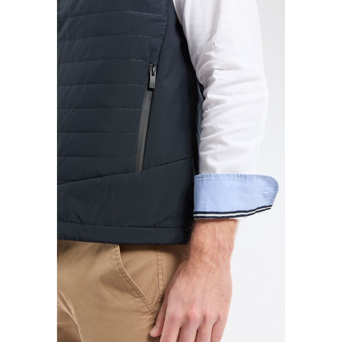Veste sans manches imperméable HULL navy, BERMUDES