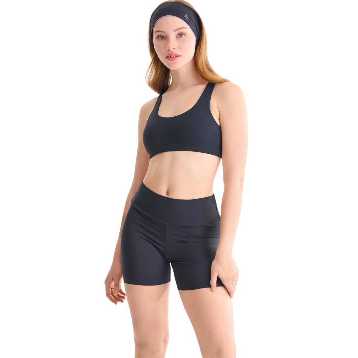 Soutien-gorge brassière de sport préformée sans armatures FREE MOVE gris, LISCA