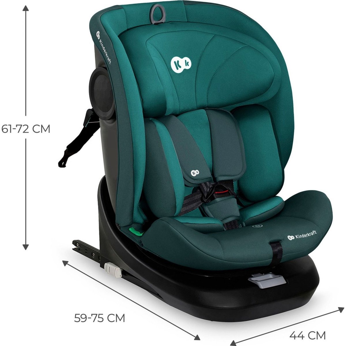 Siège auto I-Grow i-Size bleu, KINDERKRAFT