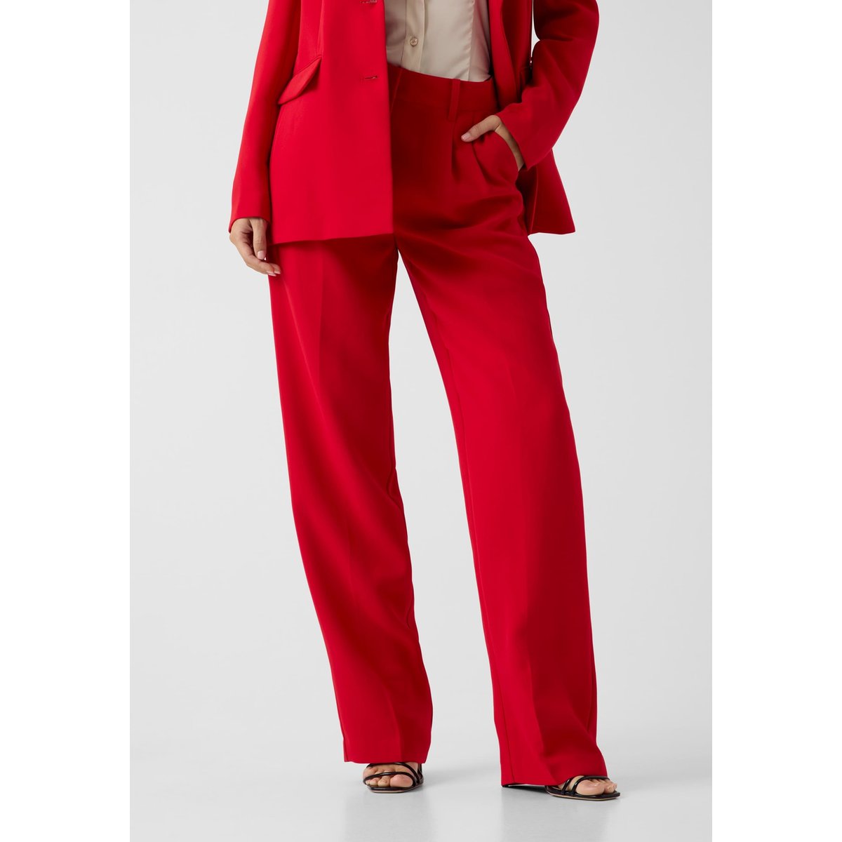 Pantalons Sur Mesure rouge, GUESS