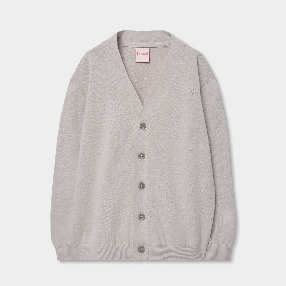 Cardigan à boutons marron, BOBOLI