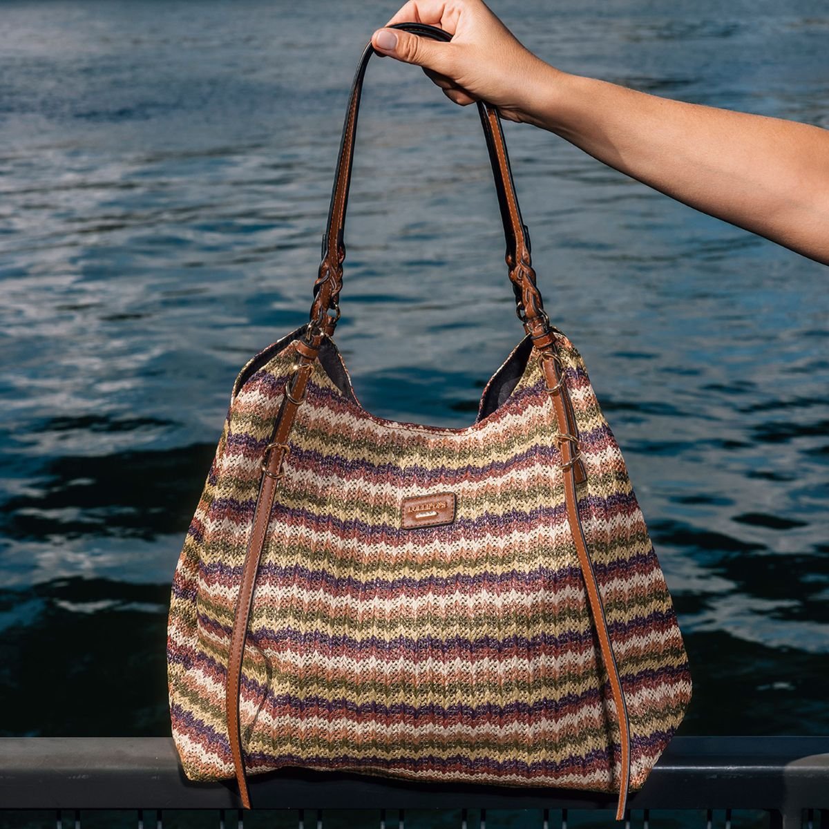 Grand sac shopper  S-Ringo multicolore, LOLLIPOPS