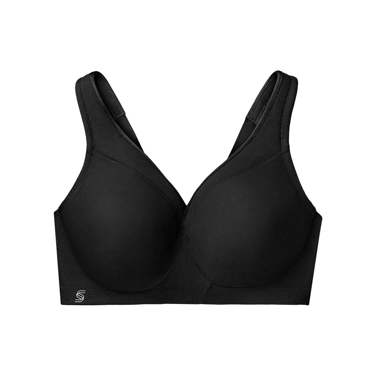 Soutien-gorge de sport, sans armatures, Magic Lift noir, GLAMORISE