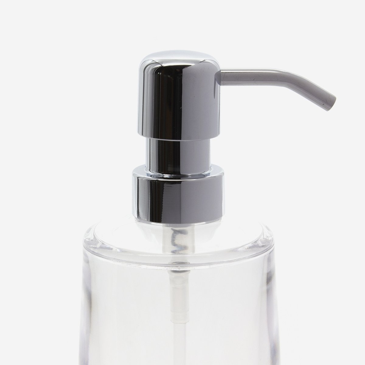 Distributeur savon liquide acrylique incolore, BATH BAZAAR