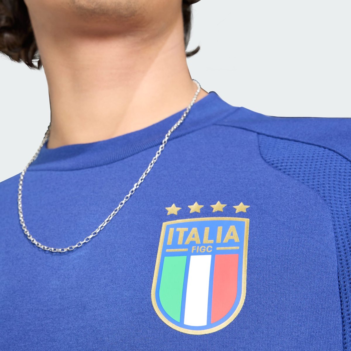 Sweat-Shirt Ras-Du-Cou Italie Tiro Travel Sweat-Shirt Ras-Du-Cou Italie Tiro Travel victory blue, adidas Performance