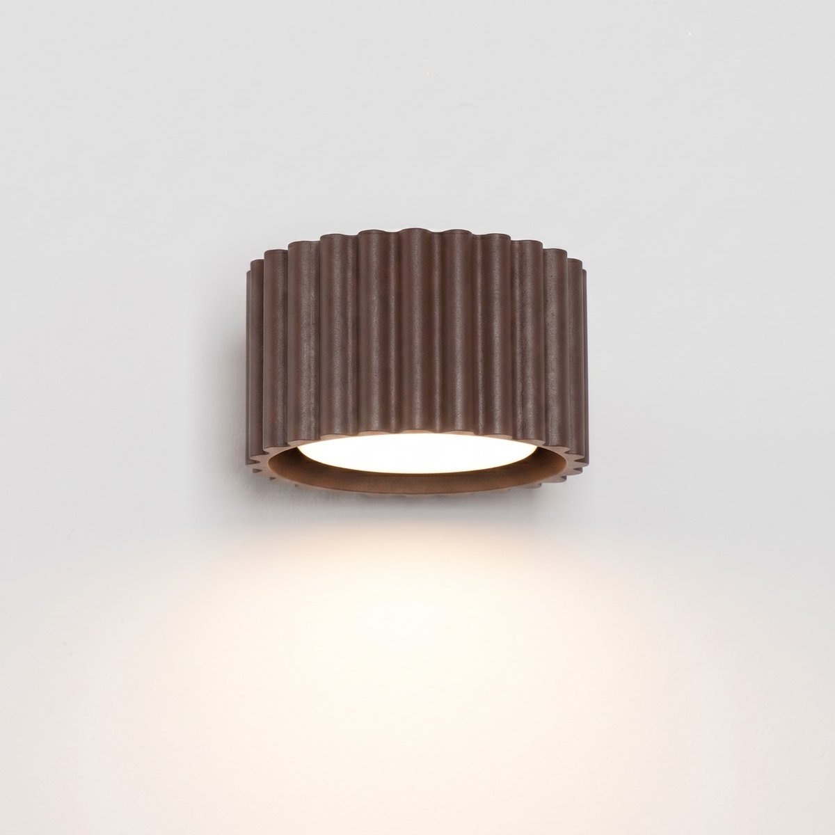 Applique murale Aluminium Marron Gx53 1 AURA marron, EDEN