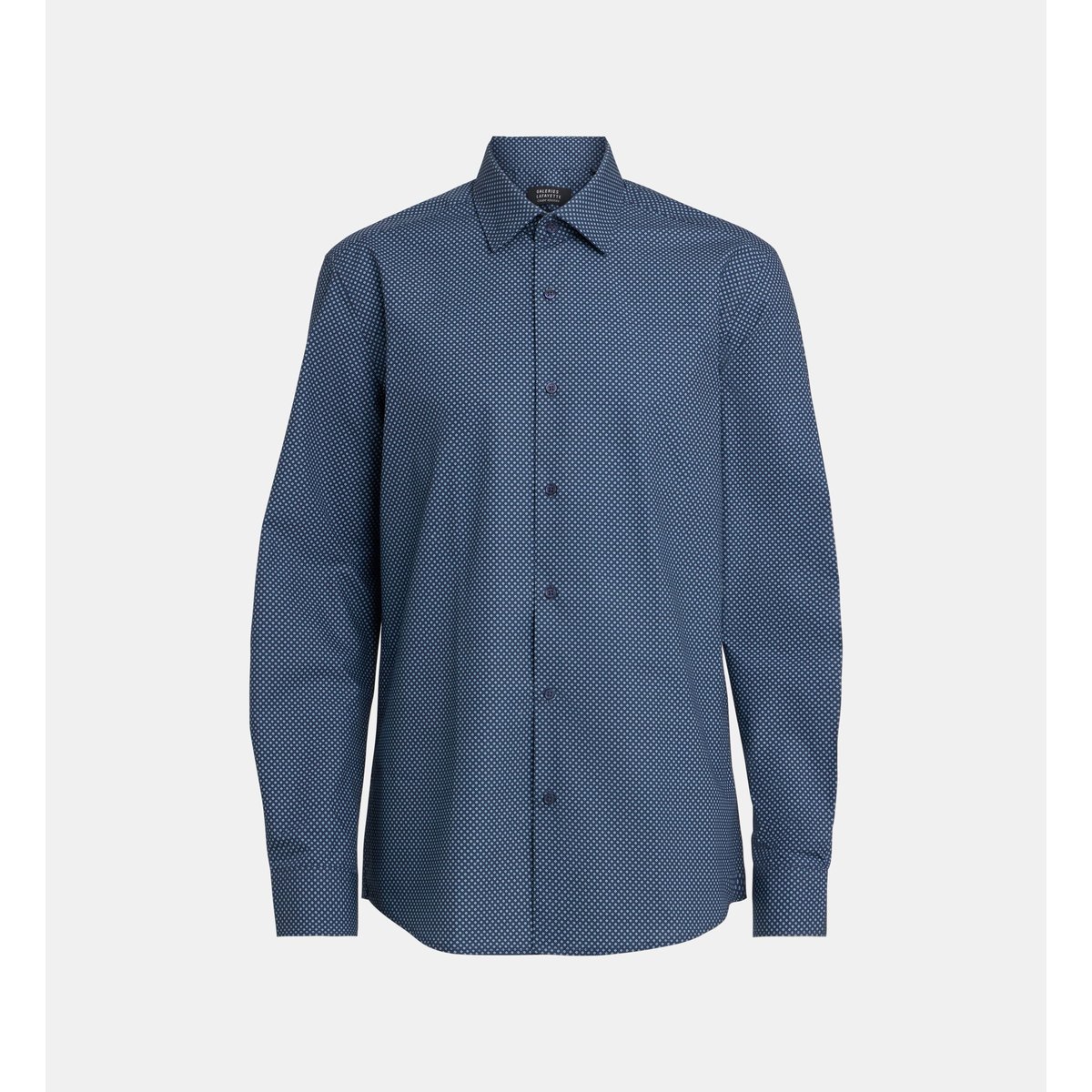 Chemise ajustée mmiro popeline coton bio bleu foncé, GALERIES LAFAYETTE