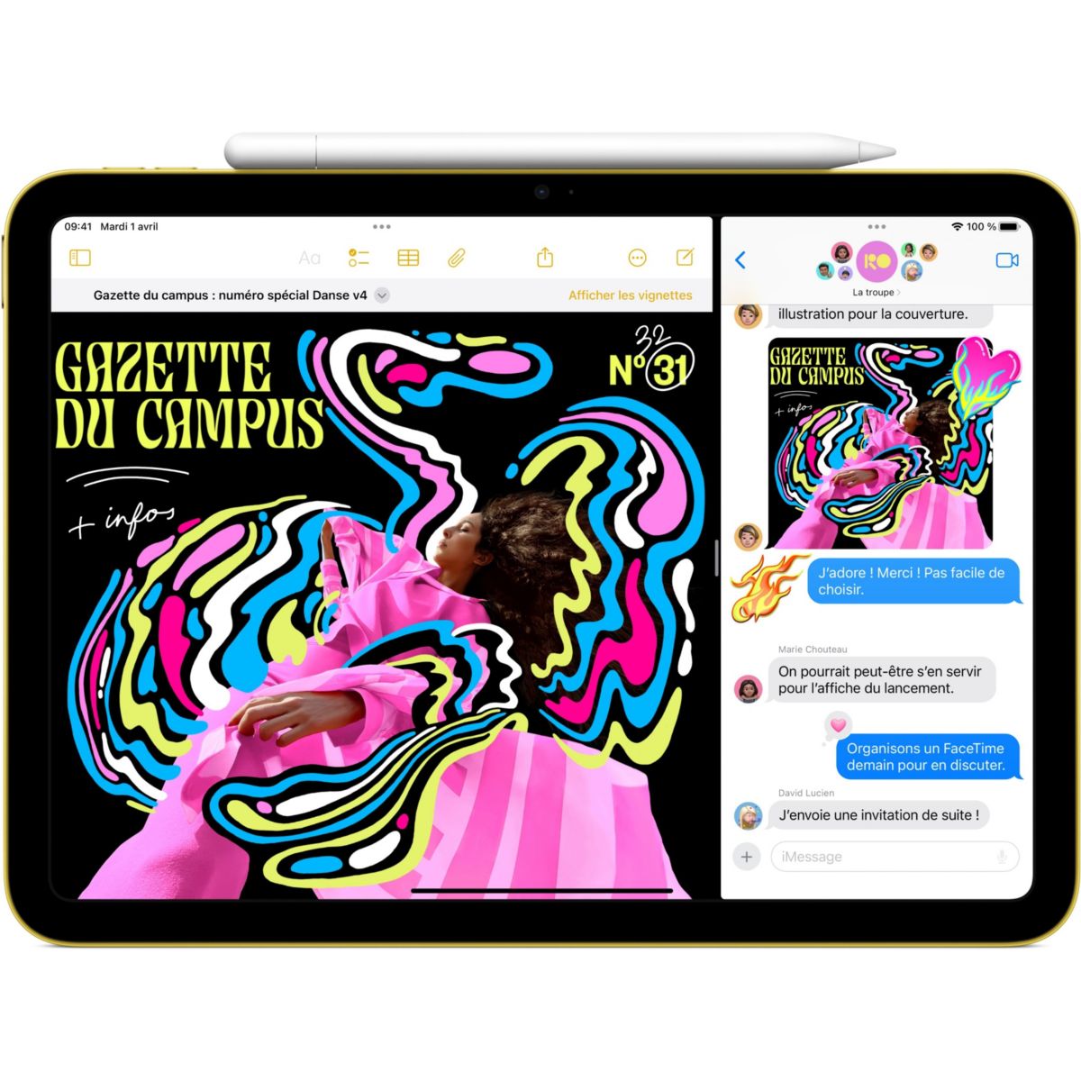 Tablette Apple 11 256Go Jaune jaune, APPLE