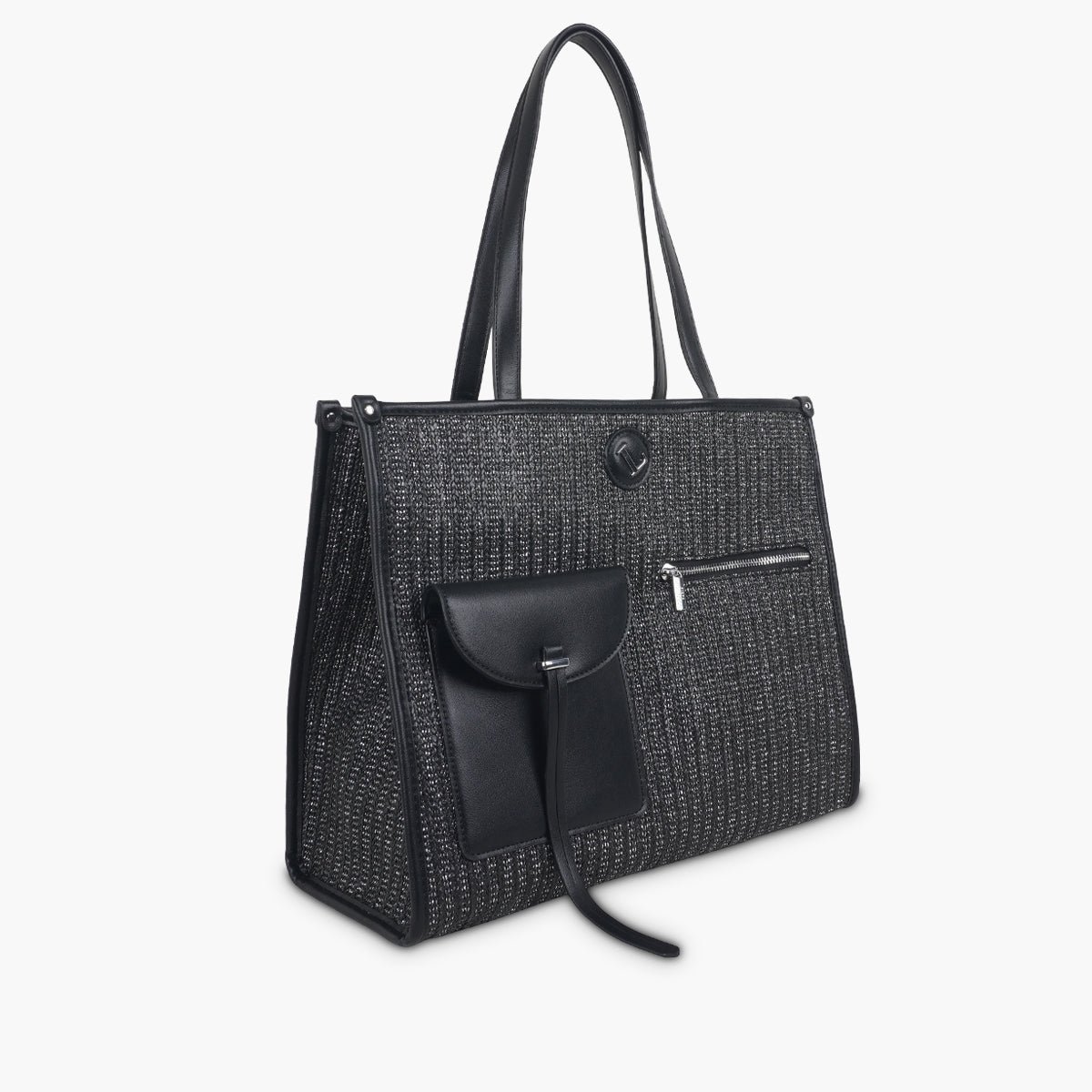 Grand sac shopper Saya noir, LOLLIPOPS