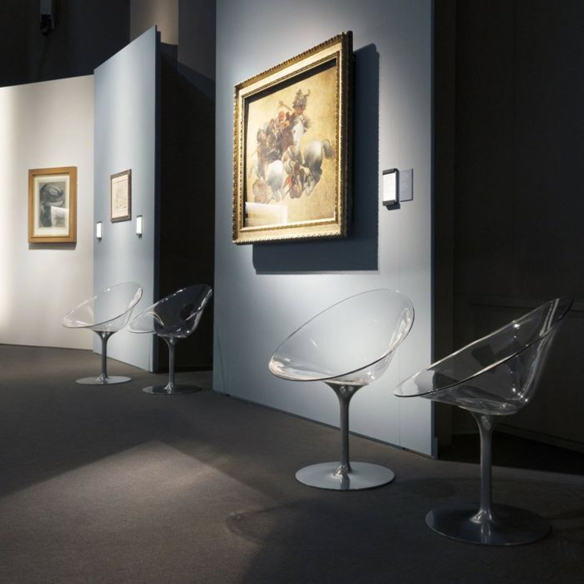 Fauteuil pivotant ERO S cristal, KARTELL