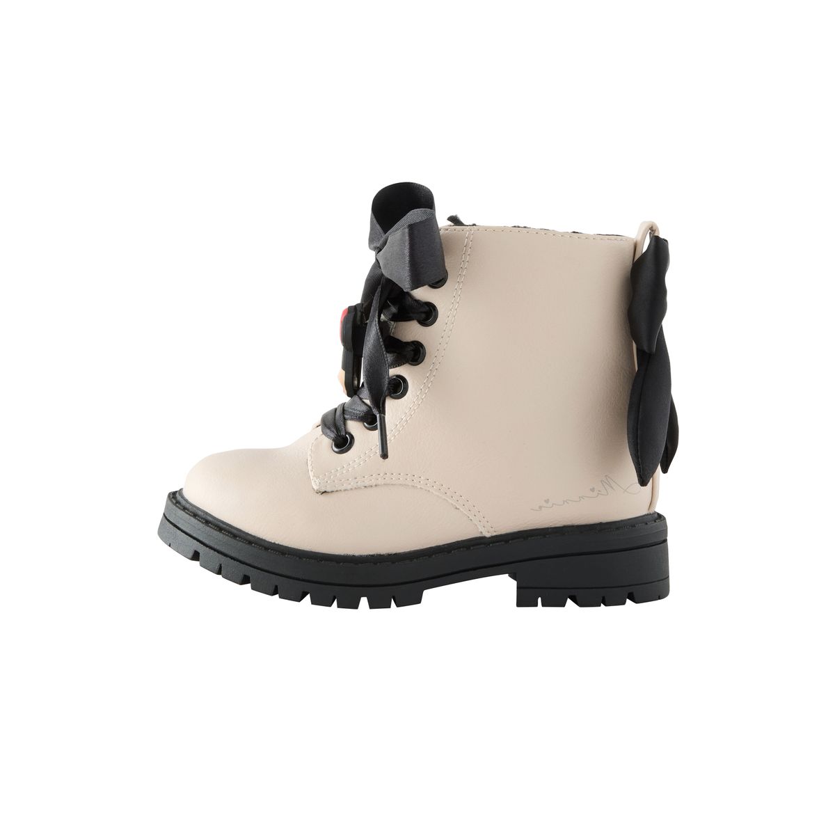 Bottines à lacets avec nœud minnie naturel, NEXT