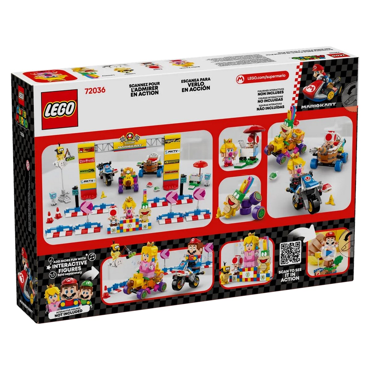 LEGO Super Mario - Ensemble Mario Kart avec Bébé Peach - 72036 multicolore, LEGO