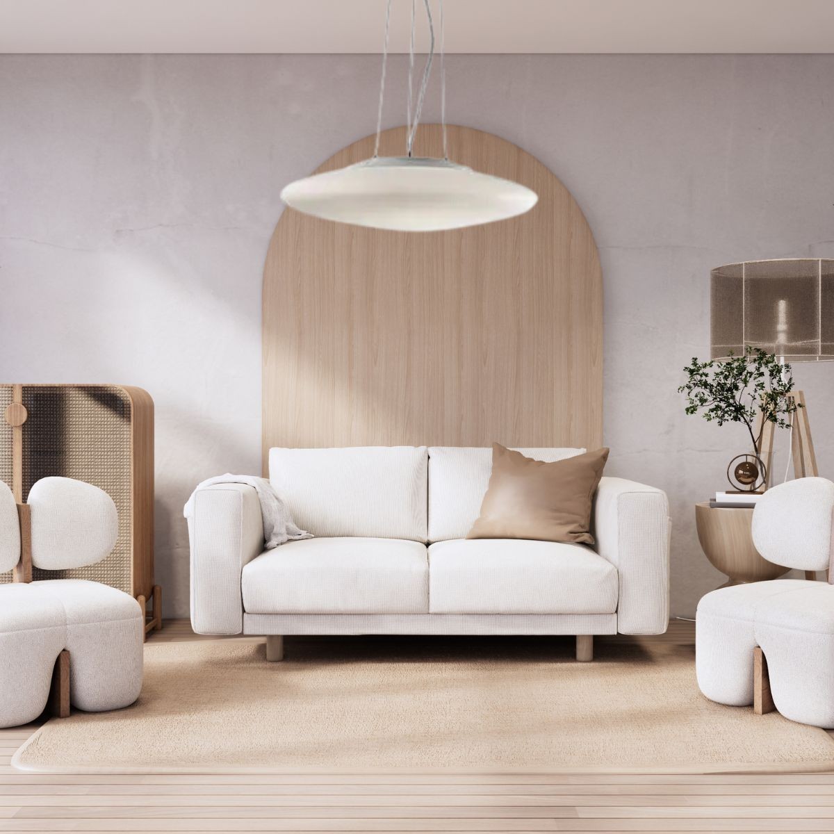 Suspension SMARTIES blanc, IDEAL LUX