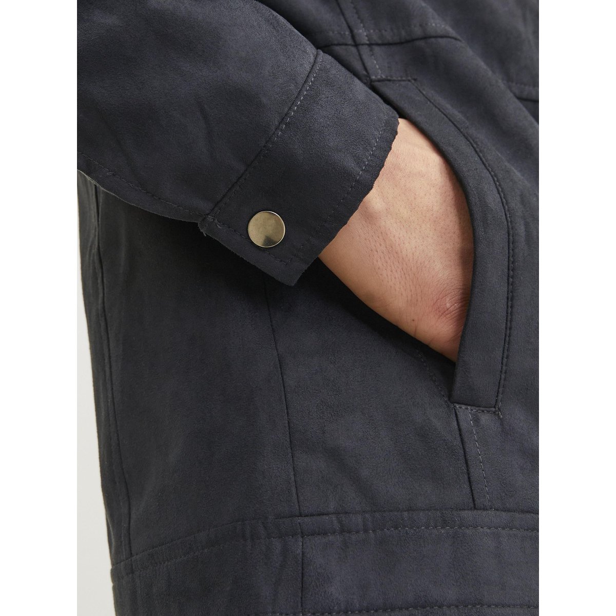 Veste En Cuir Synthétique noire - jet black 1, JACK & JONES