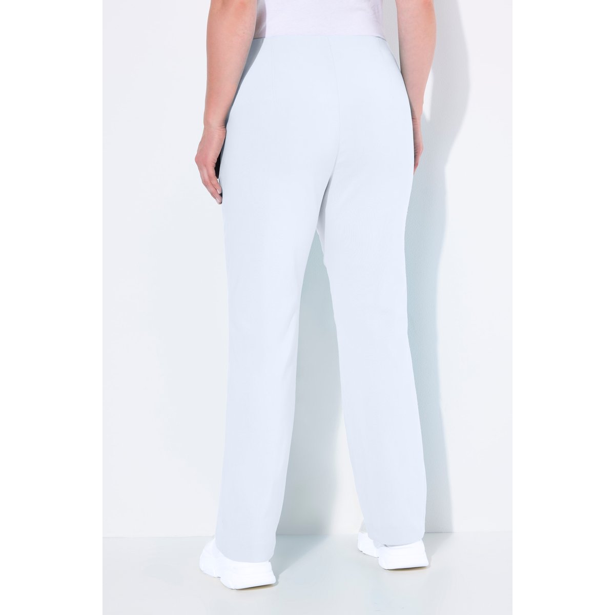 Pantalon classique en bengaline blanc neige, ULLA POPKEN