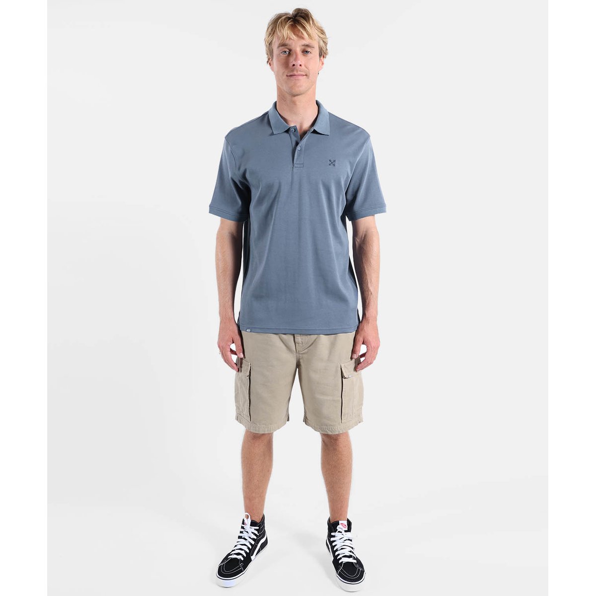 Polo manches courtes WEEKENDER indigo, OXBOW